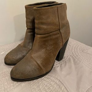 Rag and Bone New York Genuine Leather Boots, Women’s Size 8.5